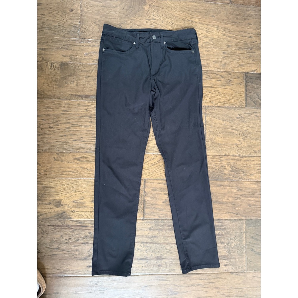 American Eagle Black Slim Fit Pants Men's‎ Y2K